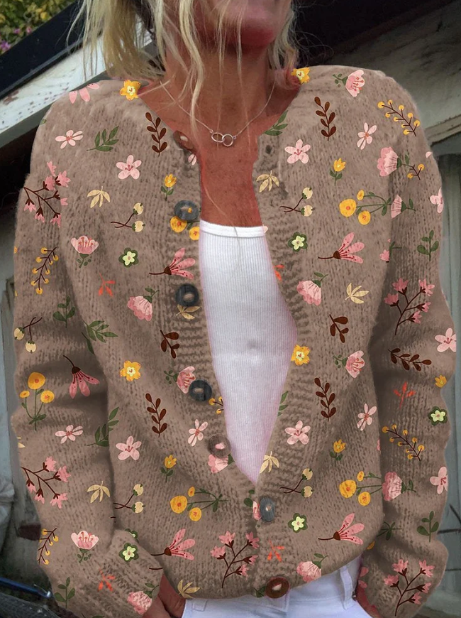 Lowri | Chaleco con estampado floral