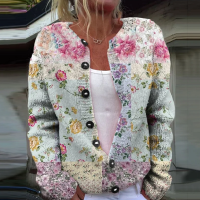 Lowri | Chaleco con estampado floral