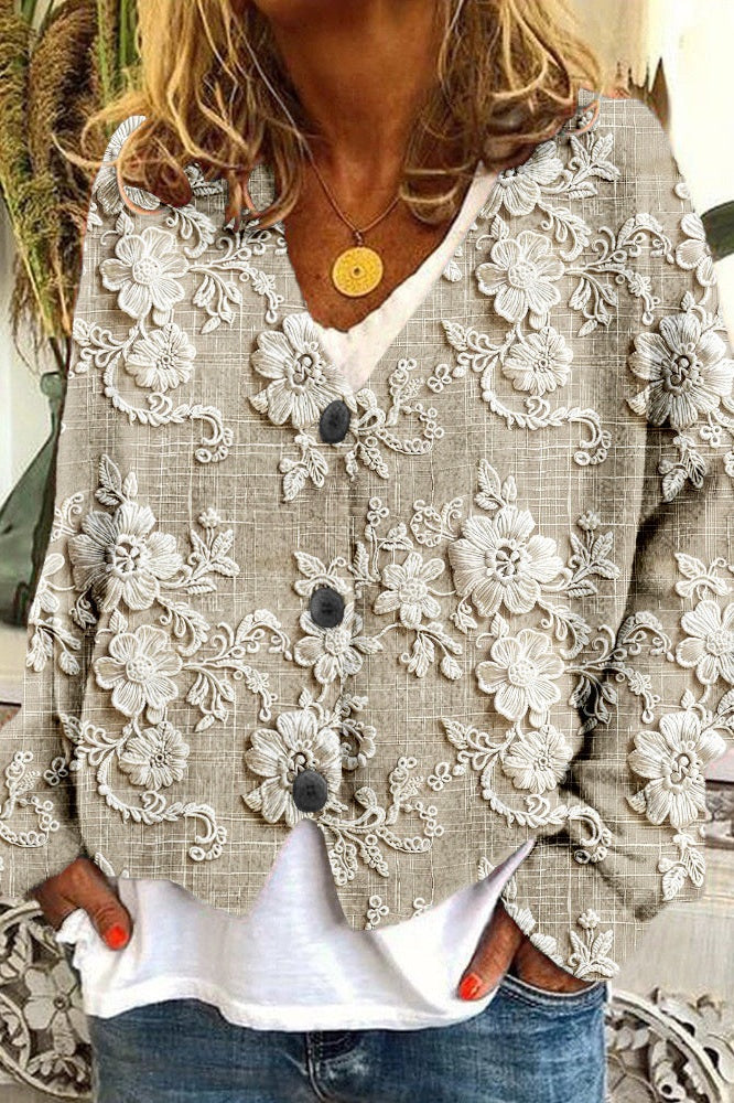 Pethal Thread - Cárdigan estampado