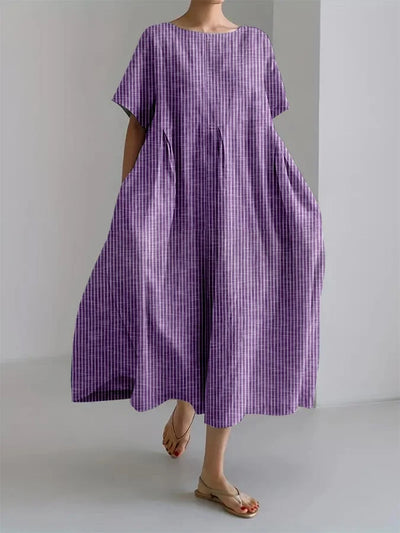 ELEANOR - VESTIDO OVERSIZE DE RAYAS RETRO