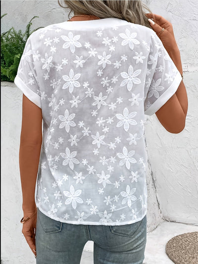 Amara – Elegante blusa blanca