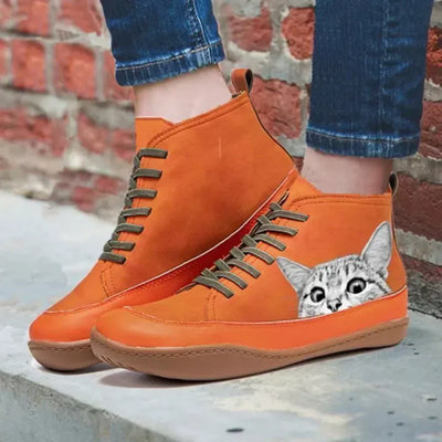 Fenna -  Botines para amantes de los gatos