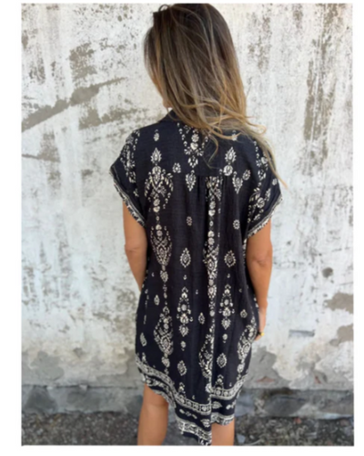 ORONE - VESTIDO HOLGADO ESTAMPADO