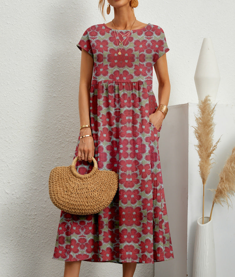 Liliane™ | Vestido fluido con estampado floral