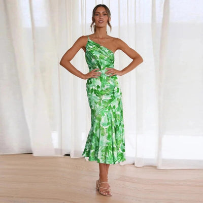 Diane | Vestido de satén floral