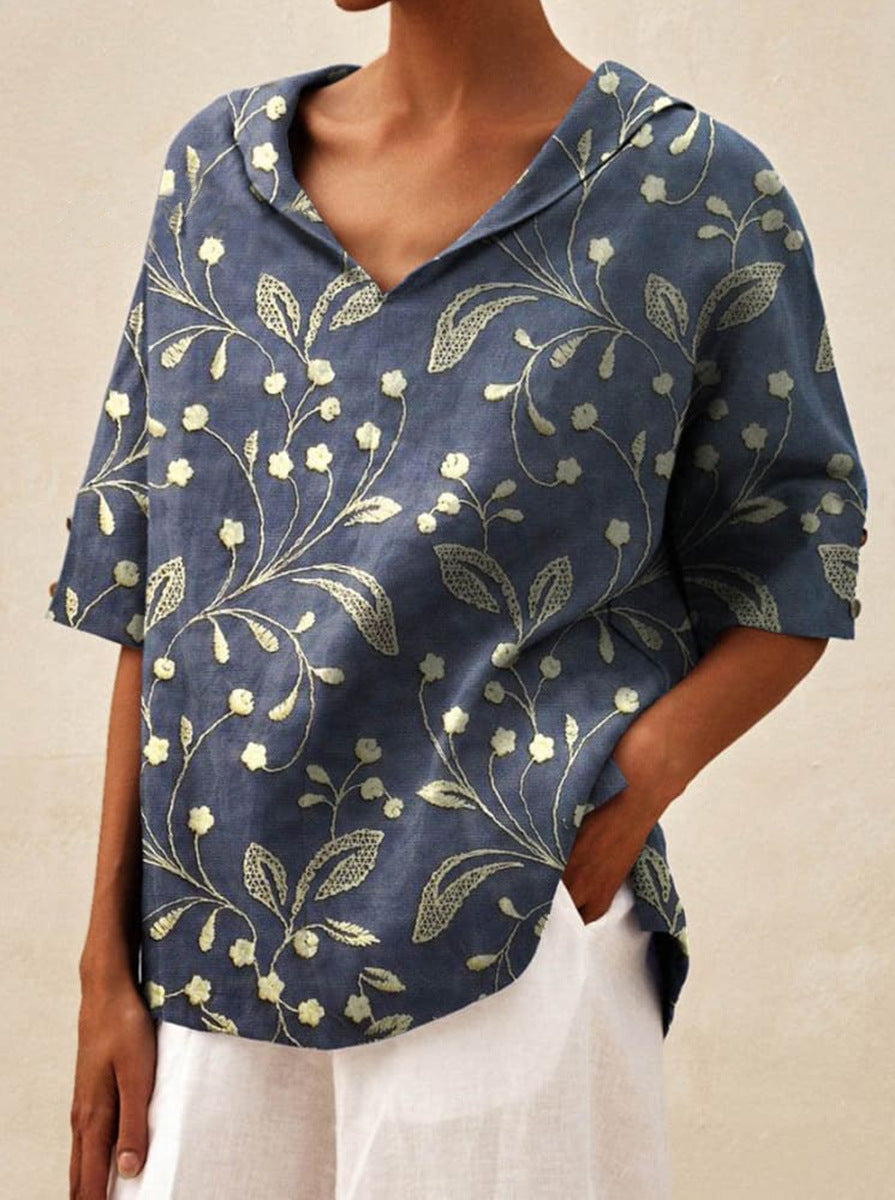 Andrea | Elegante top con escote en V