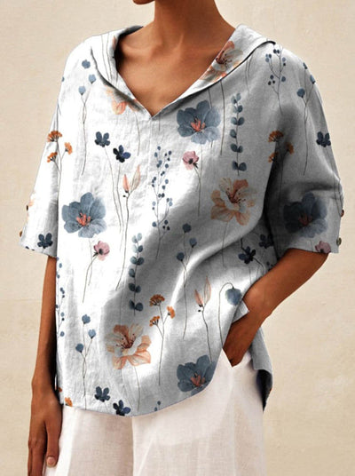 Andrea | Elegante top con escote en V