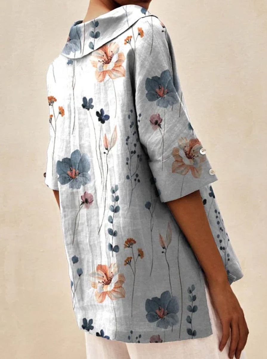 Andrea | Elegante top con escote en V