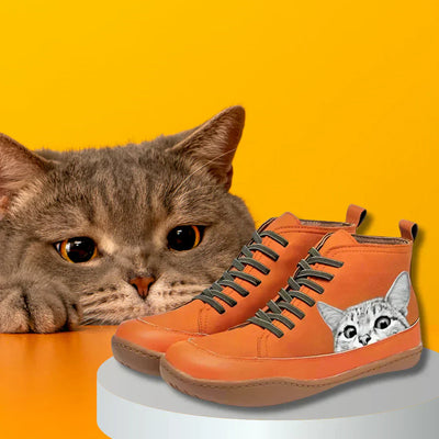 Fenna -  Botines para amantes de los gatos