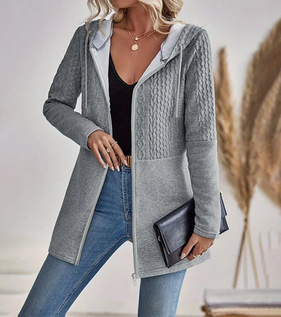 Plume | Sudadera con capucha y cremallera