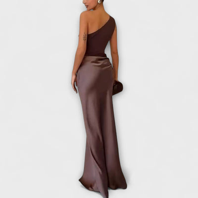 Amarílis - Elegante Vestido de un solo hombro