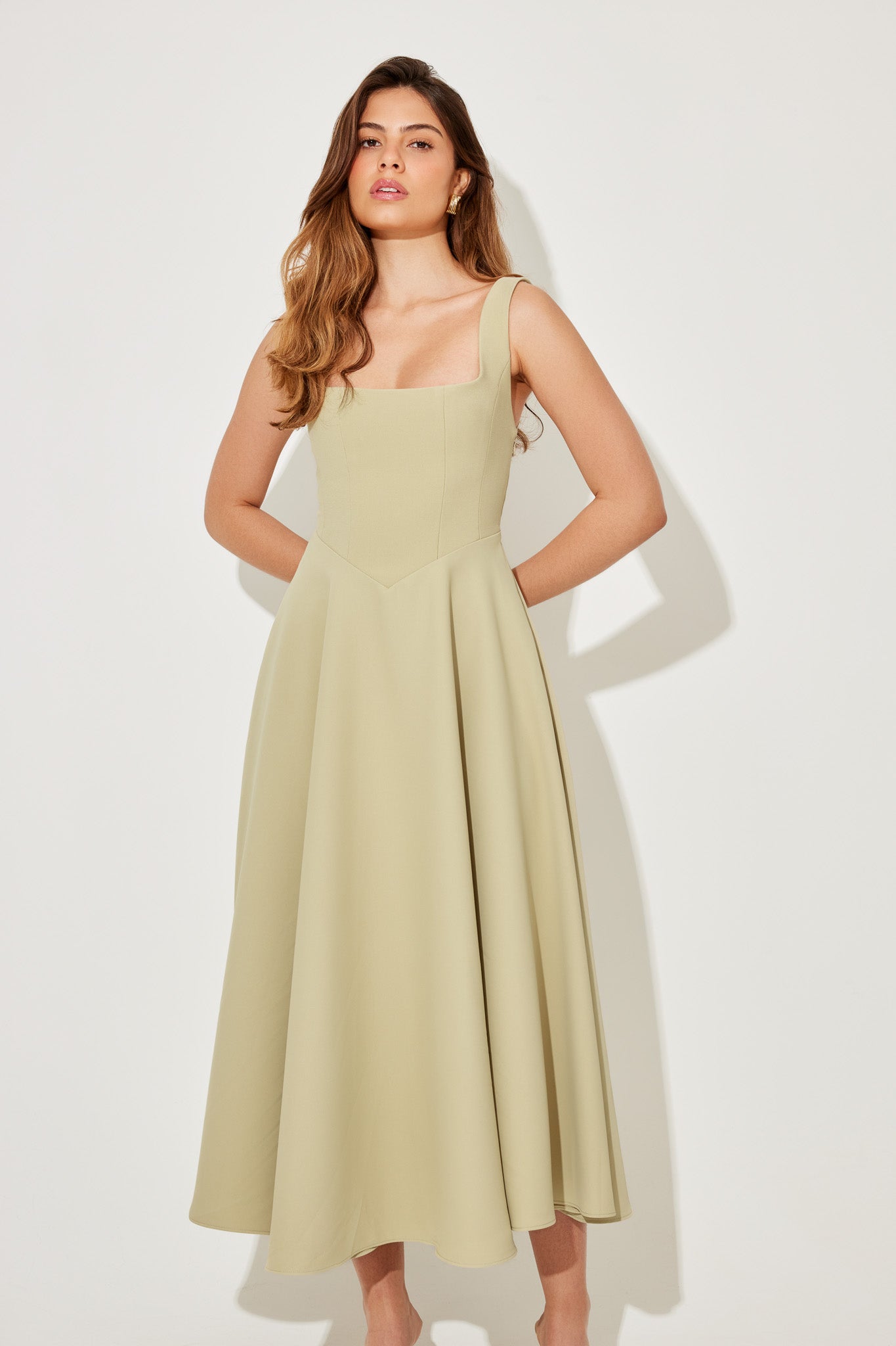 Amelia™ | Vestido midi fluido y atemporal