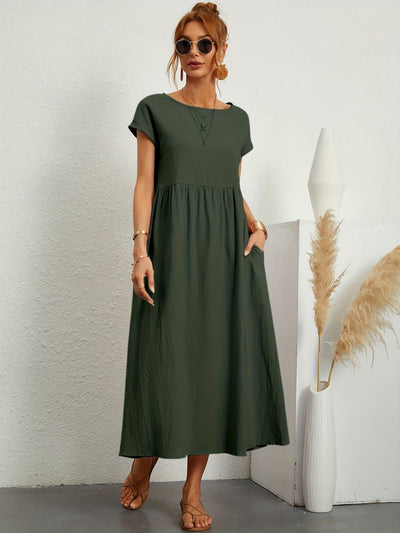 Greta™ | Elegante vestido de cuello redondo