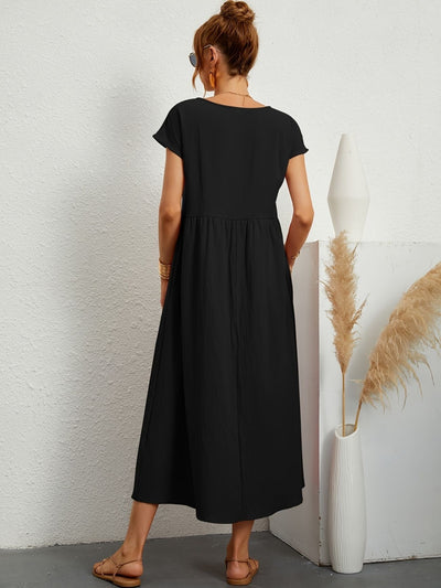 Greta™ | Elegante vestido de cuello redondo