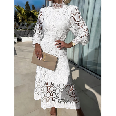MELINA｜Vestido moderno de encaje
