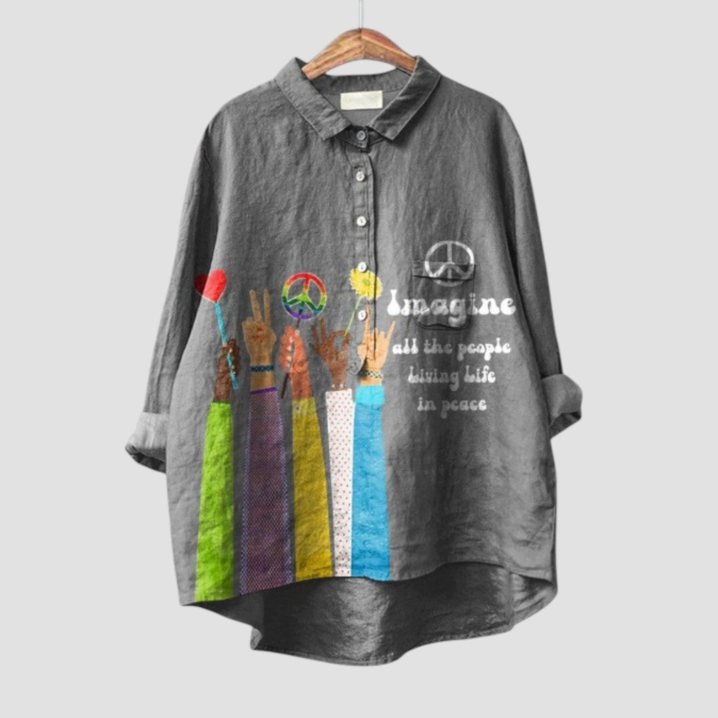 Nella - Camisa con estampado