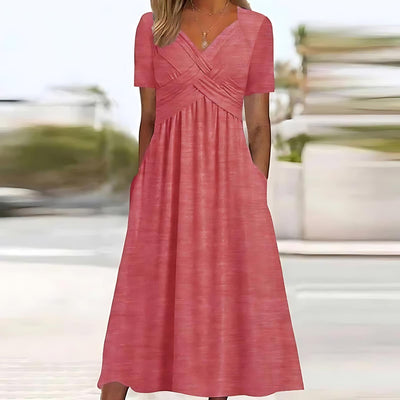 Birgitte - Vestido midi informal
