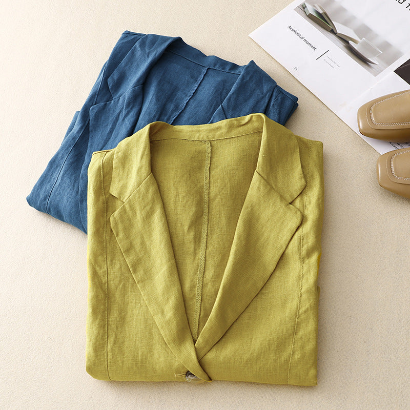 Laurienne™ | Blazer de lino ligero