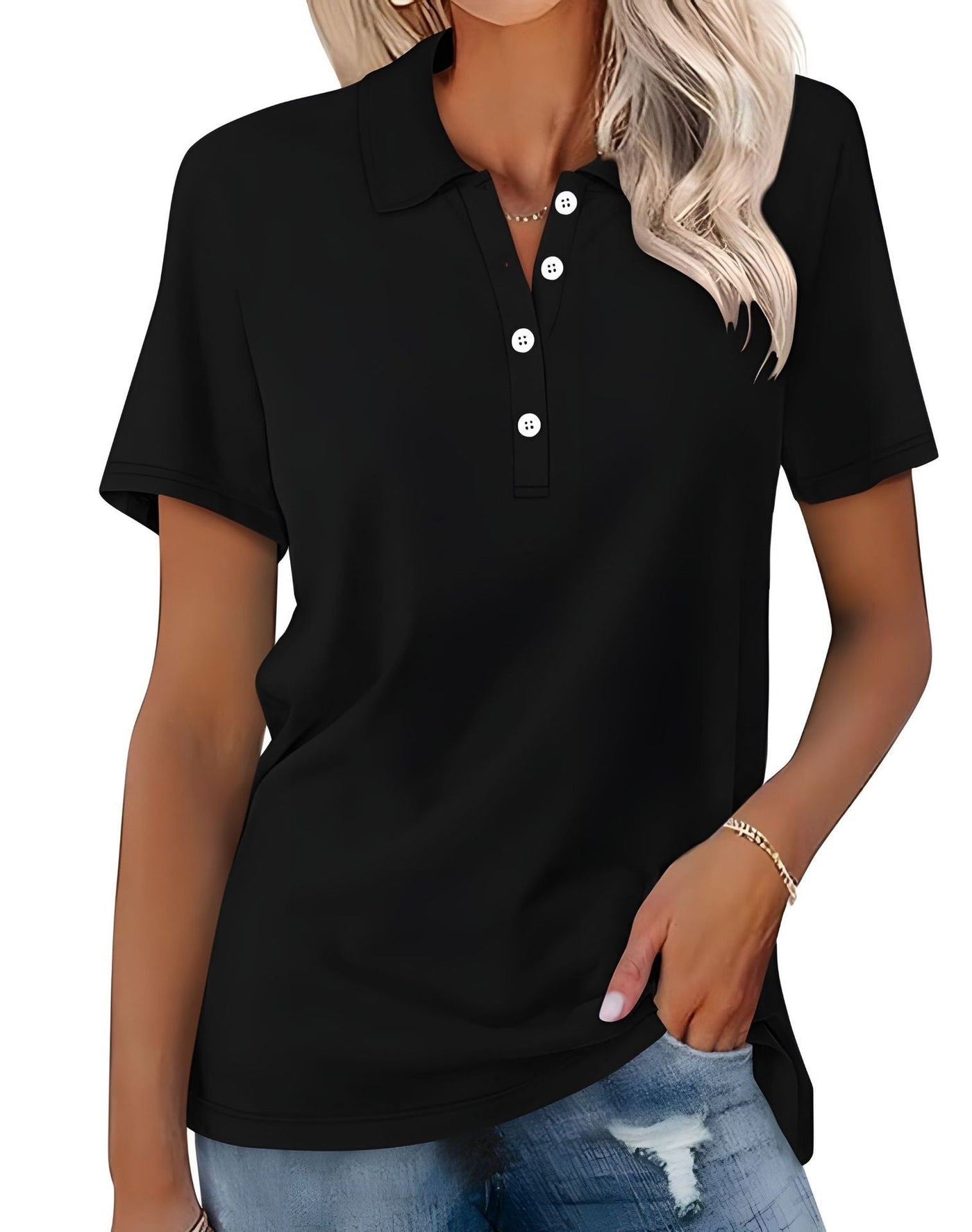 Julia - Polo transpirable elegante