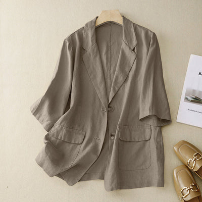Laurienne™ | Blazer de lino ligero