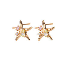Pendientes con forma de estrella de mar