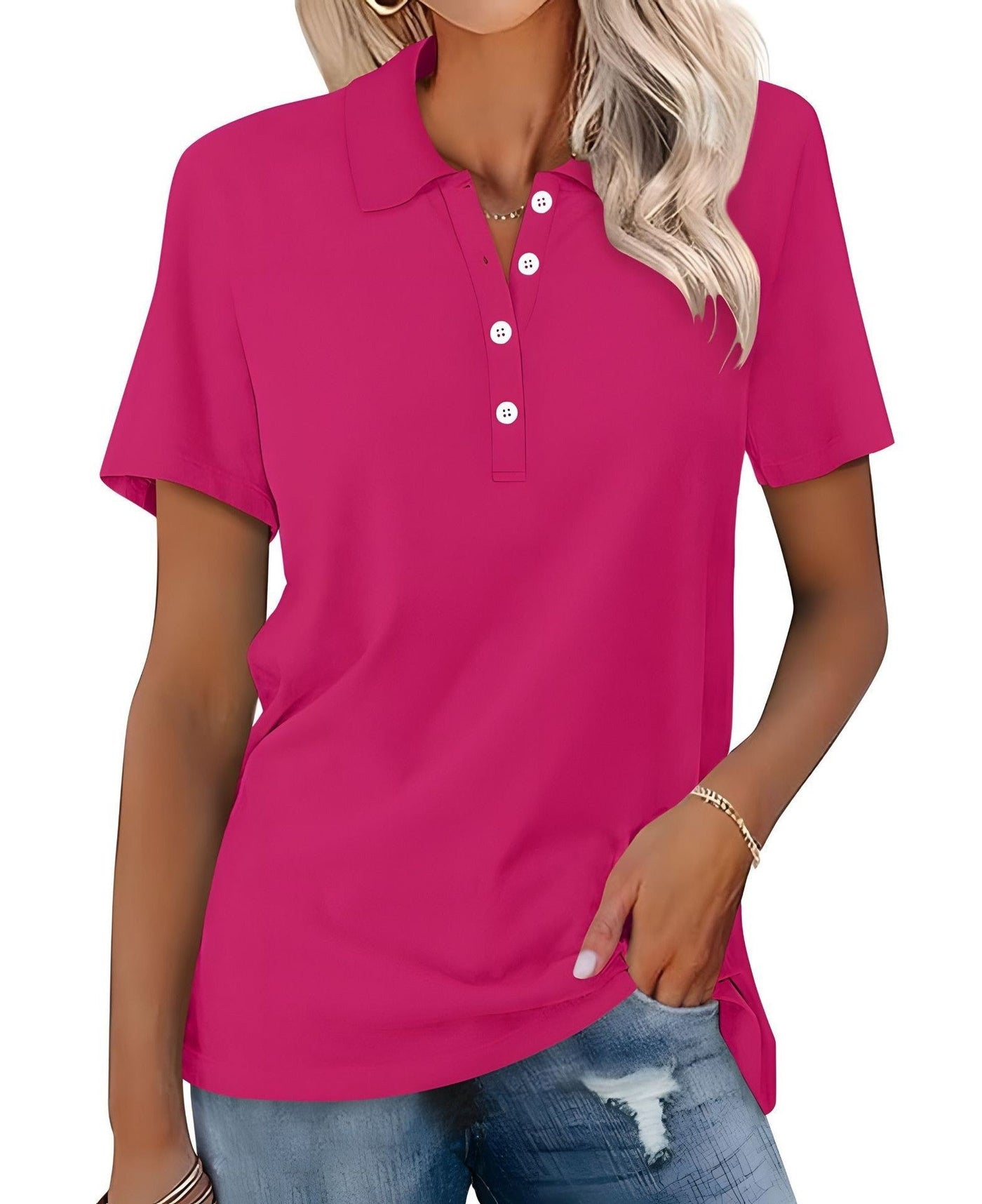 Julia - Polo transpirable elegante