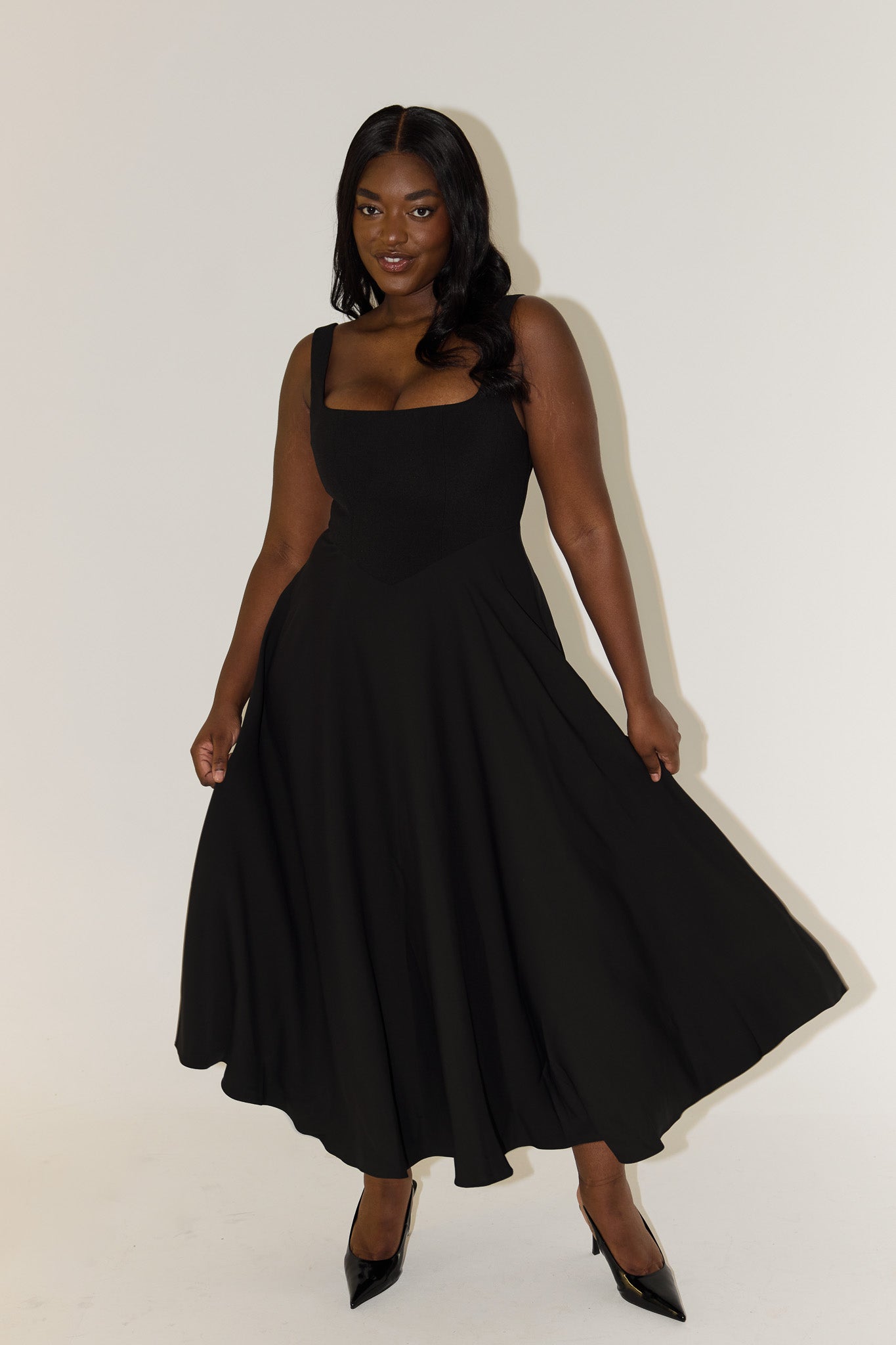Amelia™ | Vestido midi fluido y atemporal