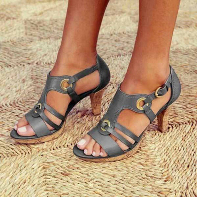 Volmena™ - Sandalias con tacón elegantes