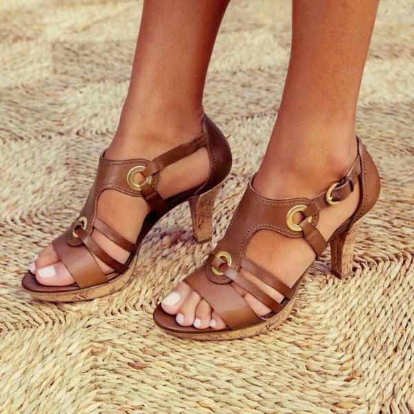 Volmena™ - Sandalias con tacón elegantes