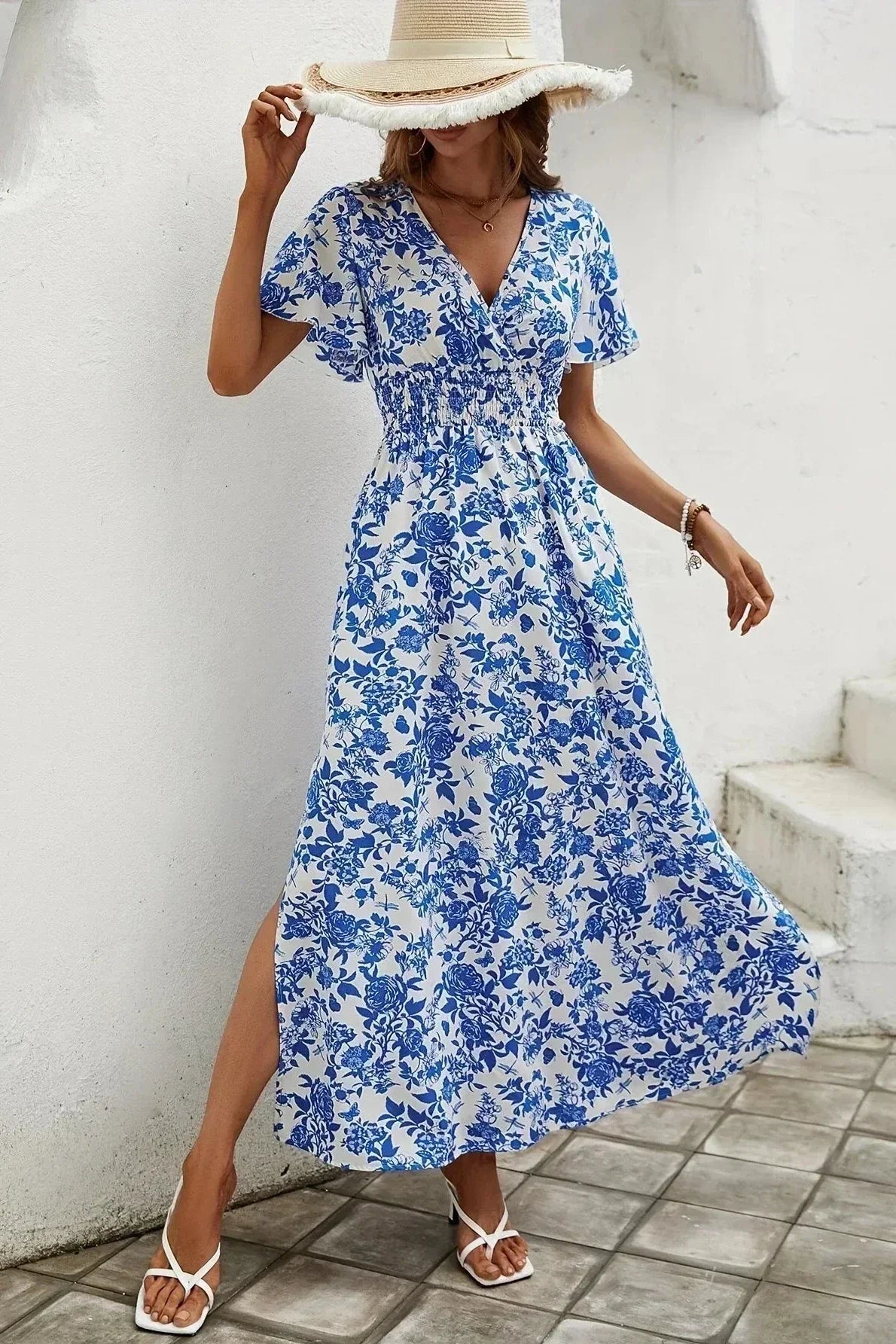 Axelle™ | Vestido floral bohemio