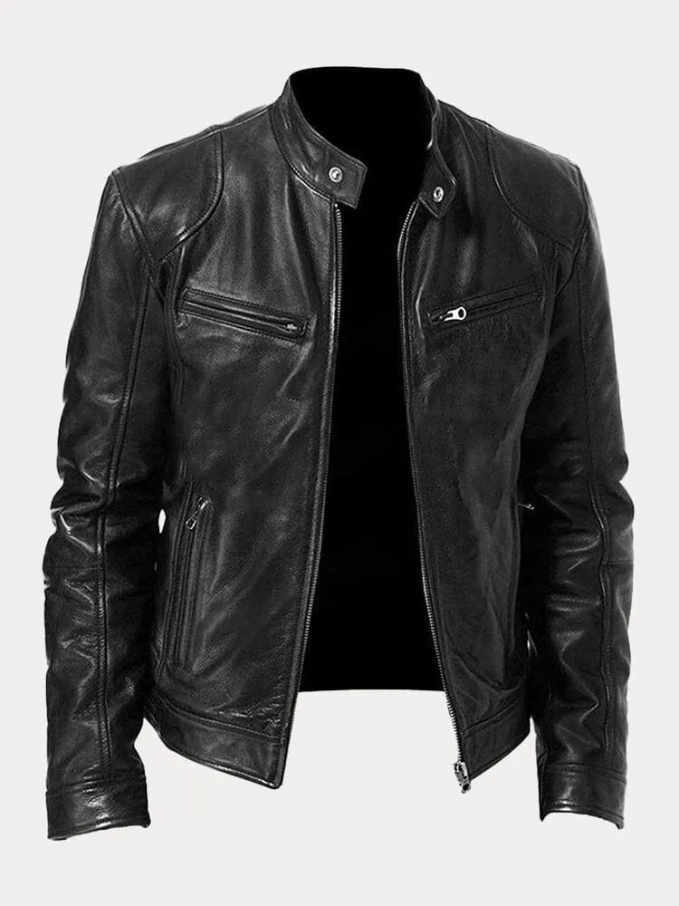 Laluna® | Chaqueta de cuero casual