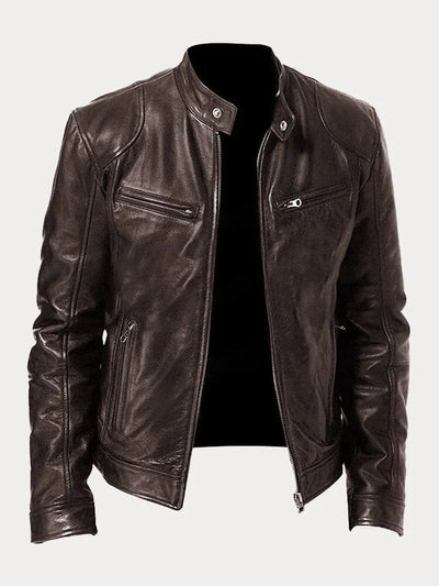 Laluna® | Chaqueta de cuero casual