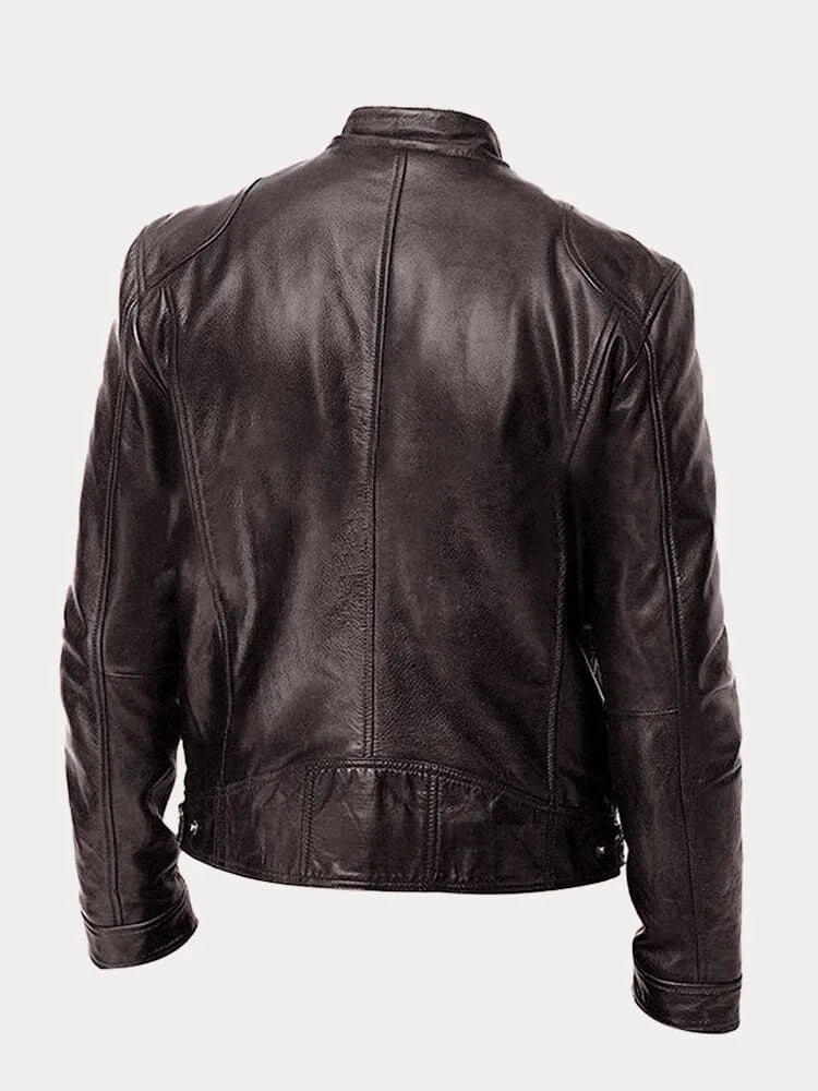 Laluna® | Chaqueta de cuero casual