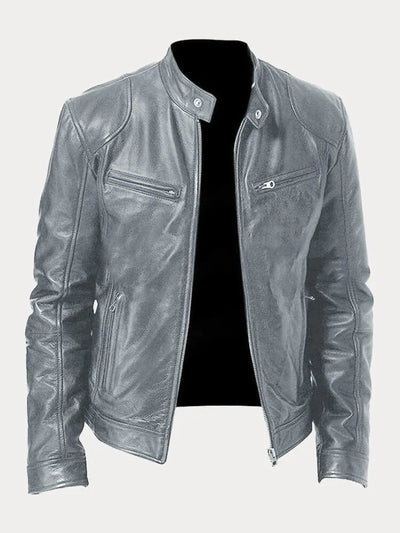 Laluna® | Chaqueta de cuero casual
