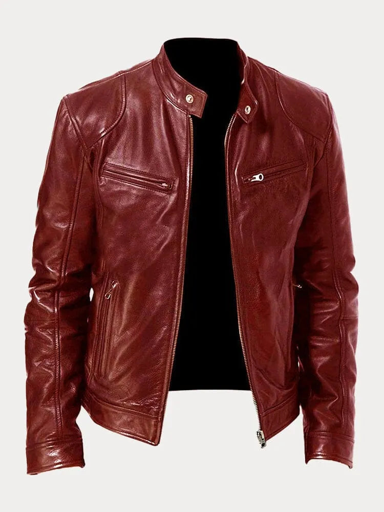 Laluna® | Chaqueta de cuero casual