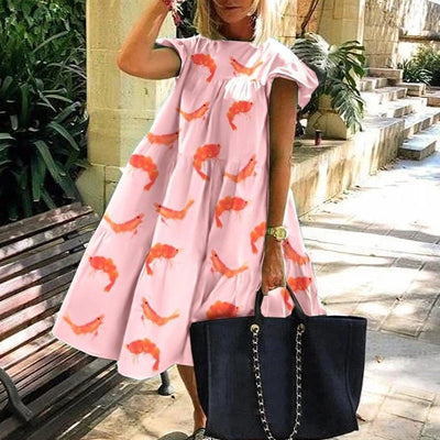 Louna™ Vestido grande con estampado elegante para primavera/verano