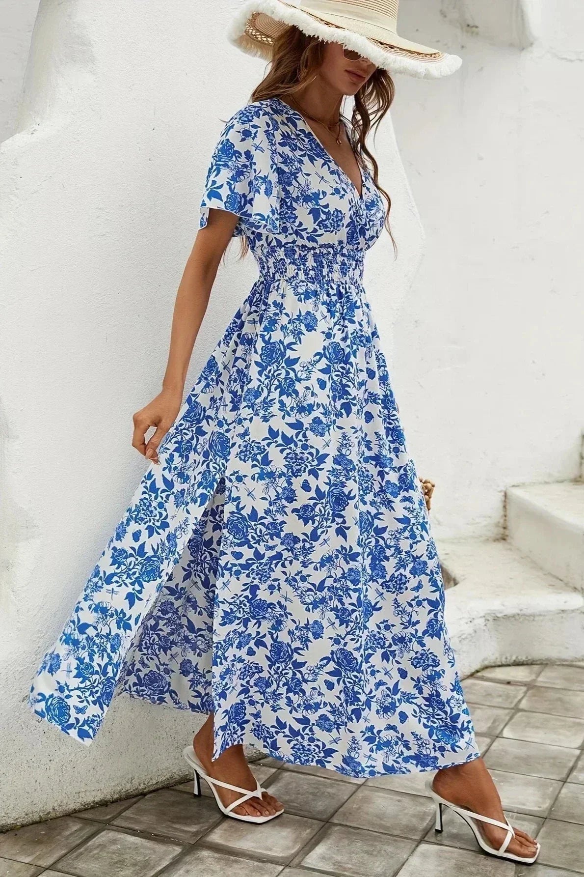 Axelle™ | Vestido floral bohemio