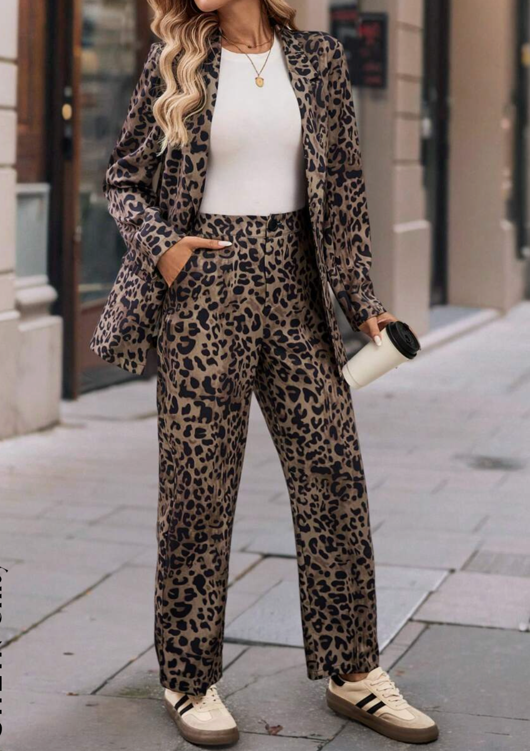 Loungewear Club™️ | Elegante conjunto con estampado de leopardo