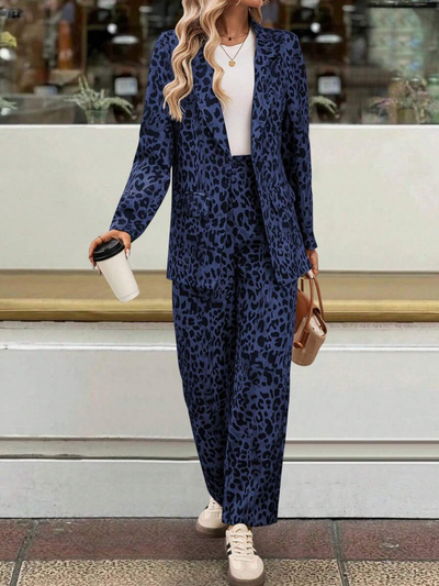 Loungewear Club™️ | Elegante conjunto con estampado de leopardo