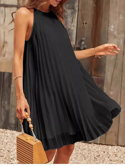 Lucía | Vestido midi plisado