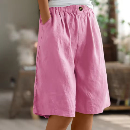 Liss - Pantalones cortos bohemios  para mujer