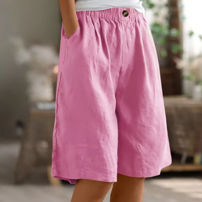 Liss - Pantalones cortos bohemios  para mujer