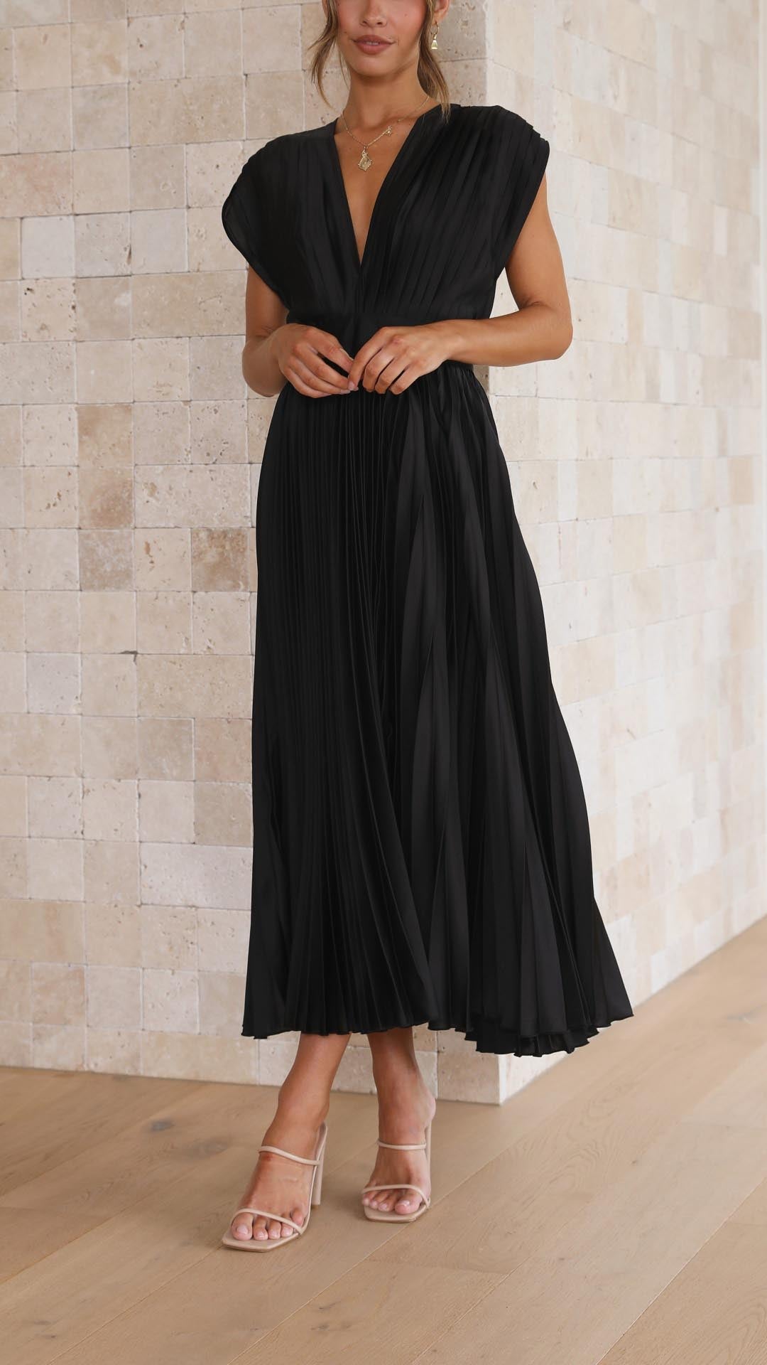 Maria | Elegante vestido plisado