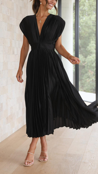Maria | Elegante vestido plisado