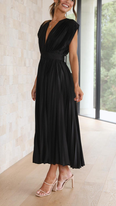 Maria | Elegante vestido plisado