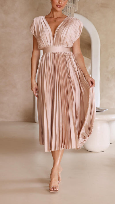 Maria | Elegante vestido plisado