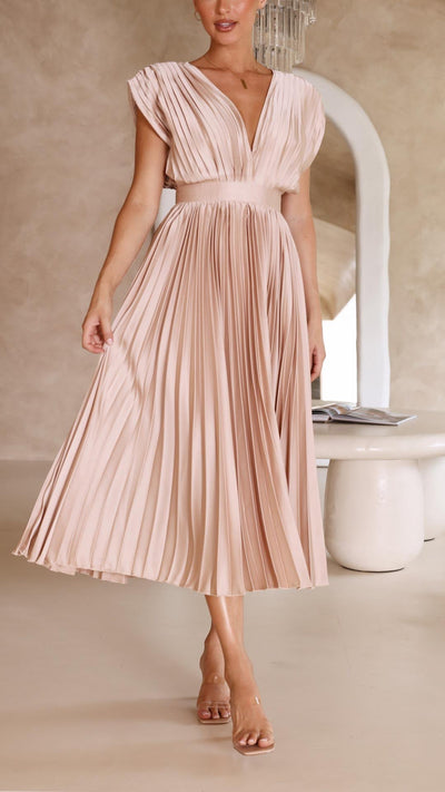 Maria | Elegante vestido plisado