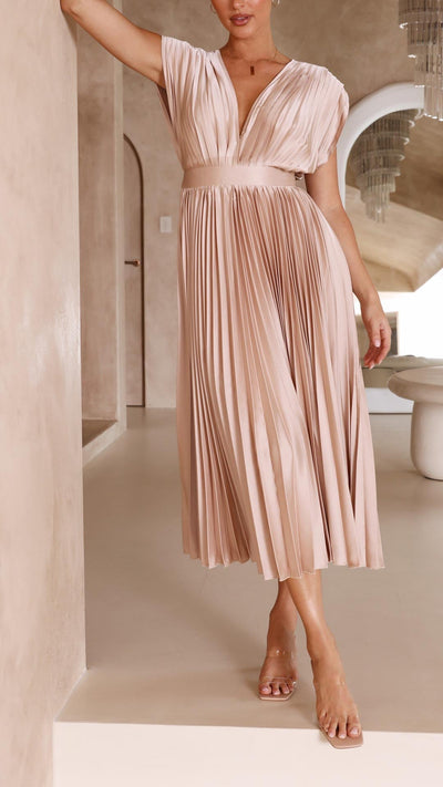 Maria | Elegante vestido plisado