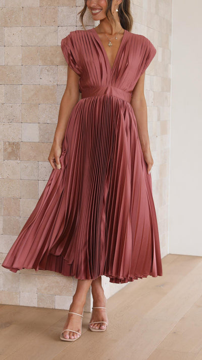 Maria | Elegante vestido plisado