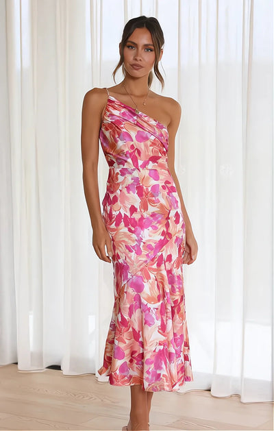 Diane | Vestido de satén floral